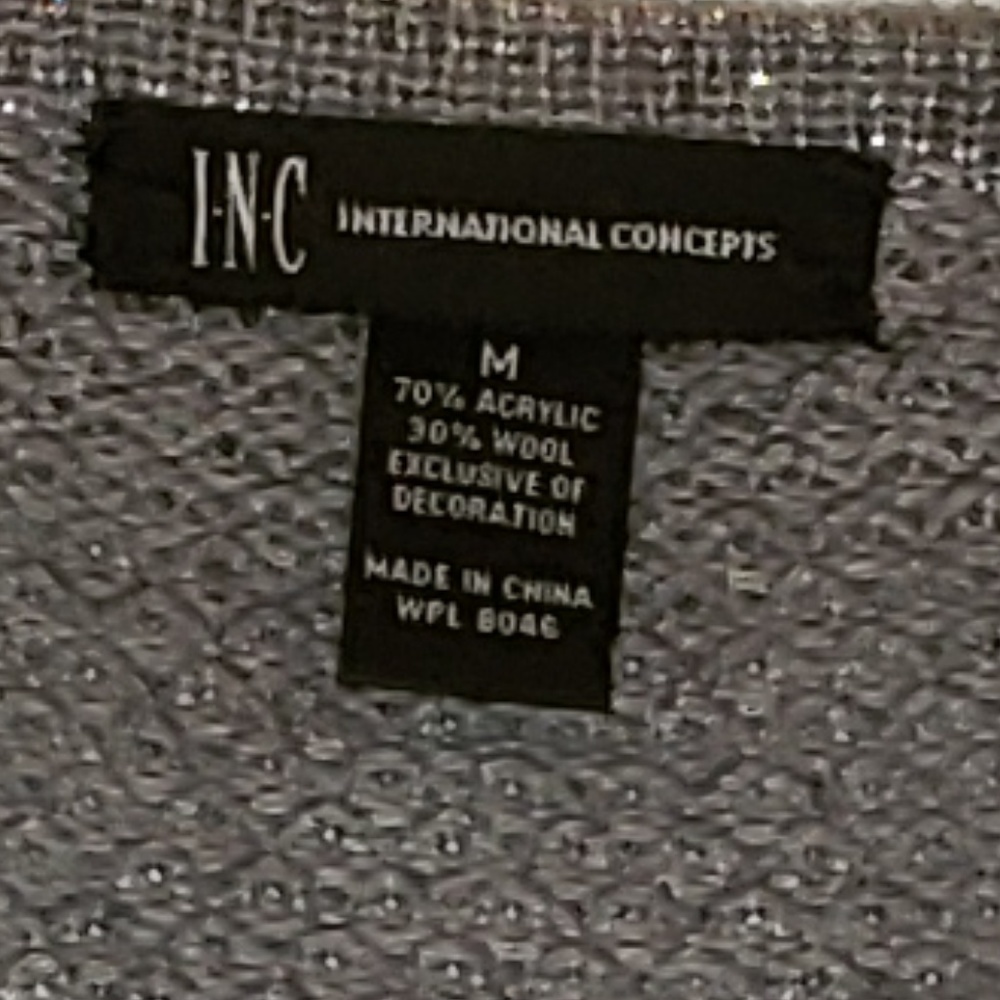 INC Wool Blend Cardigan Sweater - Picture 6 of 8